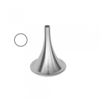 Hartmann Ear Speculum Fig. 2 Stainless Steel, 3.6 cm / 1 1/2" Diameter 5.0 mm Ø